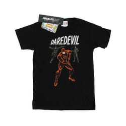 Marvel Mens Daredevil Pose T-Shirt - S, Black