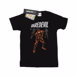 Marvel Mens Daredevil Pose T-Shirt - L, Black