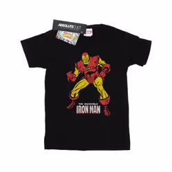 Marvel Mens Iron Man Pose T-Shirt - XXL, Black