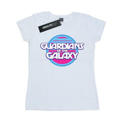 Marvel Womens/Ladies Guardians Of The Galaxy Circle Logo Cotton T-Shirt - M, White