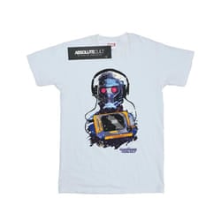 Marvel Mens Guardians Of The Galaxy Star Lord Cassette T-Shirt - S, White