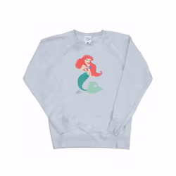 Disney Princess Womens/Ladies Classic Ariel Sweatshirt - XS, Heather Grey