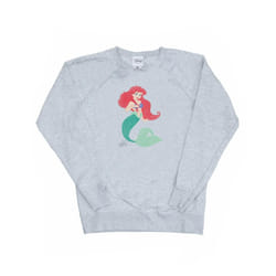 Disney Princess Womens/Ladies Classic Ariel Sweatshirt - XS, Heather Grey