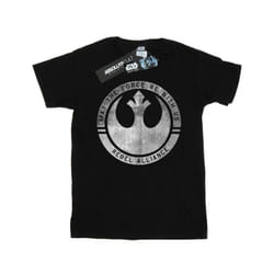 Star Wars Mens Rogue One May The Force Be With Us T-Shirt - L, Black