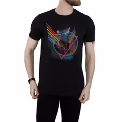 Marvel Mens Guardians Of The Galaxy Neon Yondu T-Shirt - XL, Black