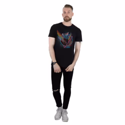 Marvel Mens Guardians Of The Galaxy Neon Yondu T-Shirt - XL, Black
