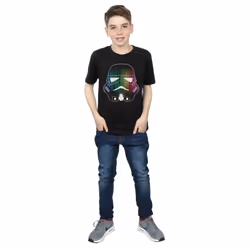 Star Wars Boys Stormtrooper Vertical Lights T-Shirt - 9-11 Years, Black