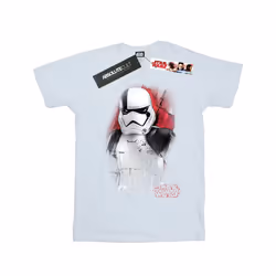 Star Wars Boys The Last Jedi Stormtrooper Brushed T-Shirt - 7-8 Years, White