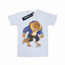 Disney Boys Beauty And The Beast Classic Beast T-Shirt - 5-6 Years, White