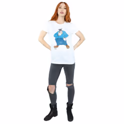 Disney Womens/Ladies Classic Pete Cotton Boyfriend T-Shirt - S, White