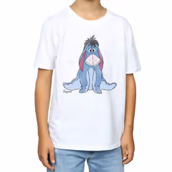 Disney Boys Winnie The Pooh Classic Eeyore T-Shirt - 12-13 Years, White