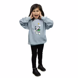 Disney Girls Minnie Mouse Tennis Sweatshirt - 9-11 Years, Sports Grey