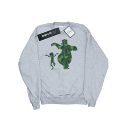 Disney Mens The Jungle Book Mowgli And Baloo Dance Sweatshirt - XXL, Sports Grey