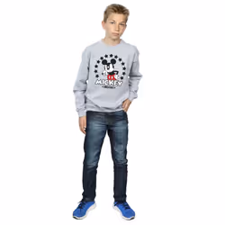 Disney Boys Mickey Mouse Unbeatable Sweatshirt - 5-6 Years, Sports Grey