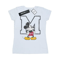 Disney Womens/Ladies Mickey Mouse Classic M Cotton T-Shirt - XXL, White