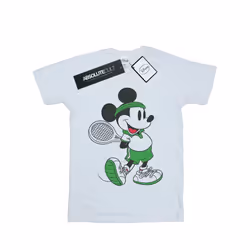 Disney Boys Mickey Mouse Tennis T-Shirt - 7-8 Years, White