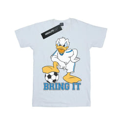 Disney Boys Donald Duck Bring It T-Shirt - 9-11 Years, White