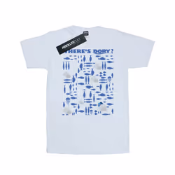 Disney Mens Finding Dory Where's Dory? T-Shirt - S, White