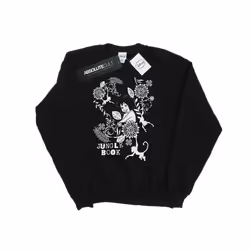 Disney Womens/Ladies The Jugle Book Mowgli Tale Sweatshirt - XL, Black