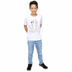 Disney Boys 101 Dalmatians Classic Pongo And Perdita T-Shirt - 7-8 Years, White