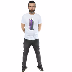 Disney Mens Snow White Classic Evil Queen Grimhilde T-Shirt - XL, White