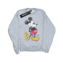 Disney Boys Mickey Mouse Classic Kick Sweatshirt - 9-11 Years, Sports Grey