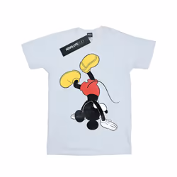 Disney Boys Mickey Mouse Upside Down T-Shirt - 7-8 Years, White