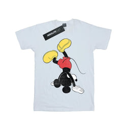 Disney Boys Mickey Mouse Upside Down T-Shirt - 7-8 Years, White