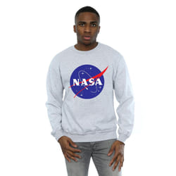 NASA Mens Insignia Logo Sweatshirt - M, Sports Grey
