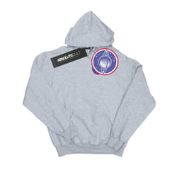 NASA Mens Classic Insignia Chest Logo Hoodie - XL, Sports Grey