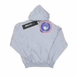 NASA Mens Classic Insignia Chest Logo Hoodie - XXL, Sports Grey