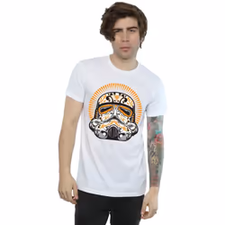 Star Wars Mens Stormtrooper Dia De Los Muertos T-Shirt - L, White