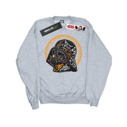 Star Wars Boys Darth Vader Dia De Los Muertos Sweatshirt - 9-11 Years, Sports Grey