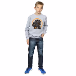 Star Wars Boys Darth Vader Dia De Los Muertos Sweatshirt - 9-11 Years, Sports Grey