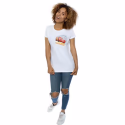Cars Womens/Ladies Lightning McQueen Cotton T-Shirt - XXL, White
