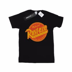 Disney Womens/Ladies Cars Rust-Eze Logo Cotton Boyfriend T-Shirt - S, Black