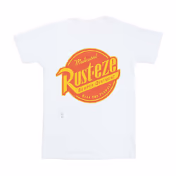Disney Womens/Ladies Cars Rust-Eze Logo Cotton Boyfriend T-Shirt - L, White