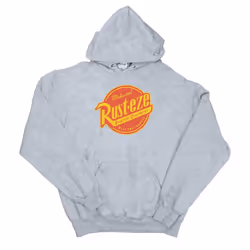 Disney Mens Cars Rust-Eze Logo Hoodie - S, Sports Grey