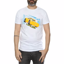 Disney Mens Cars Cruz Ramirez T-Shirt - L, White