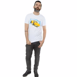 Disney Mens Cars Cruz Ramirez T-Shirt - L, White