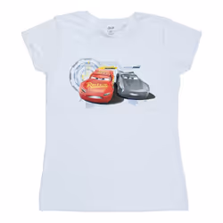Disney Womens/Ladies Cars Lightning Vs Storm Cotton T-Shirt - L, White