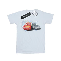 Disney Boys Cars Lightning Vs Storm T-Shirt - 12-13 Years, White