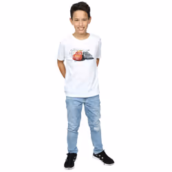 Disney Boys Cars Lightning Vs Storm T-Shirt - 12-13 Years, White