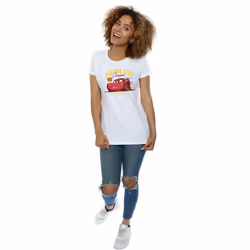 Disney Womens/Ladies Cars Piston Cup Champion Cotton T-Shirt - S, White