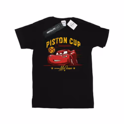 Disney Boys Cars Piston Cup Champion T-Shirt - 12-13 Years, Black