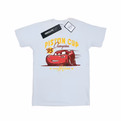 Disney Boys Cars Piston Cup Champion T-Shirt - 9-11 Years, White