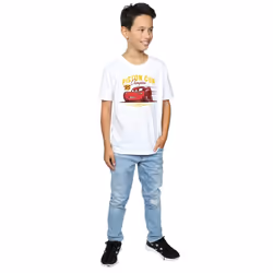 Disney Boys Cars Piston Cup Champion T-Shirt - 9-11 Years, White