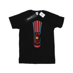 Disney Mens Cars Lightning McQueen Stripes T-Shirt - L, Black