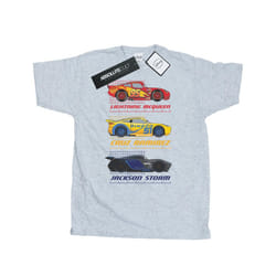 Cars Mens Racer Profile Cotton T-Shirt - XXL, Sports Grey