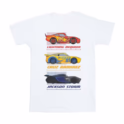 Disney Womens/Ladies Cars Racer Profile Cotton Boyfriend T-Shirt - L, White
